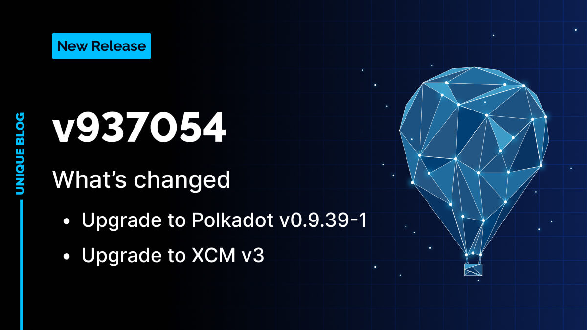UNIQUE NETWORK QUARTZ RELEASE Runtime Upgrade V937053 V937054 Unique network quartz release runtime upgrade v937053 v937054