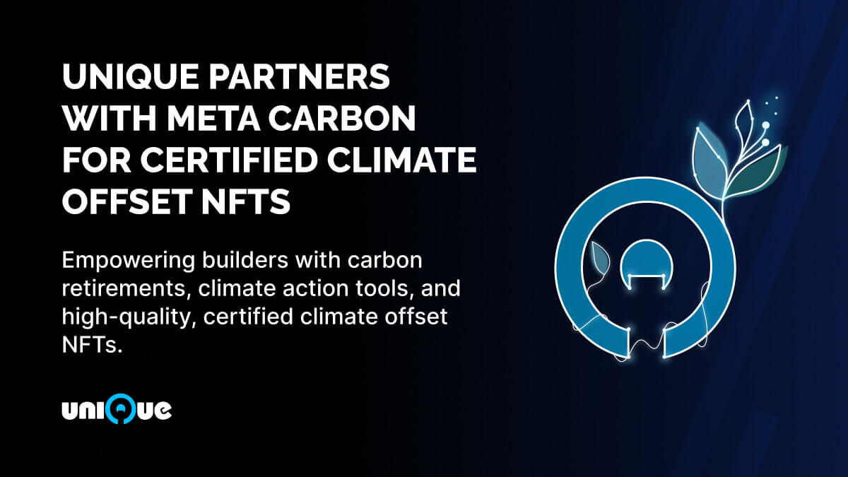 Unique Partners with Meta Carbon for Certified Climate NFTs