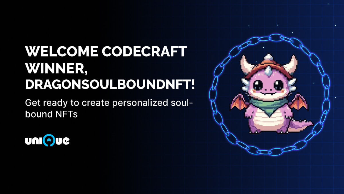 Welcome our 3rd CodeCraft Winner, DragonSoulboundNFT!